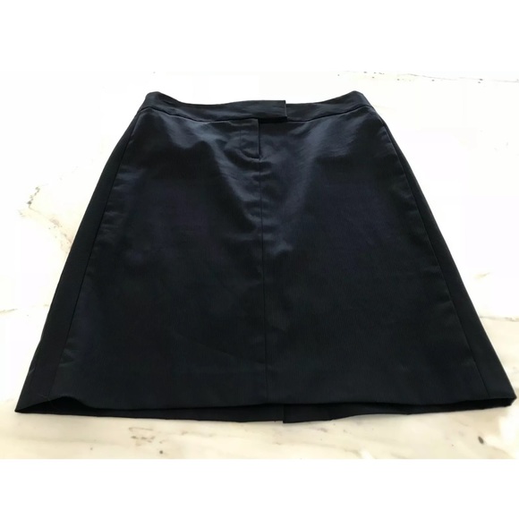 THEORY NAVY PINSTRIPE SKIRT 4 NWOTS! - Picture 7 of 13